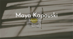 Desktop Screenshot of mayakapouski.com